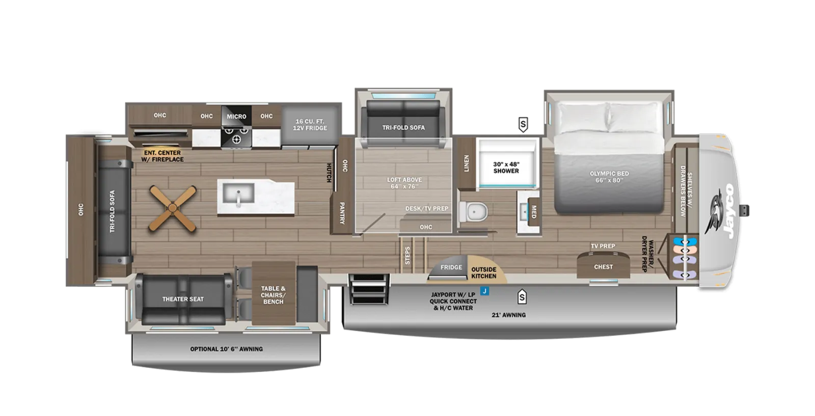 2027 Jayco Eagle 355MBQS - Photo 3