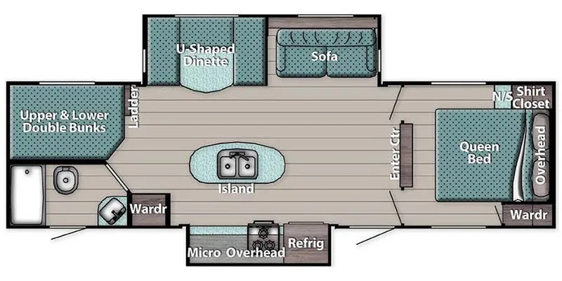 Gulf Stream Innsbruck 288ISL floor plan