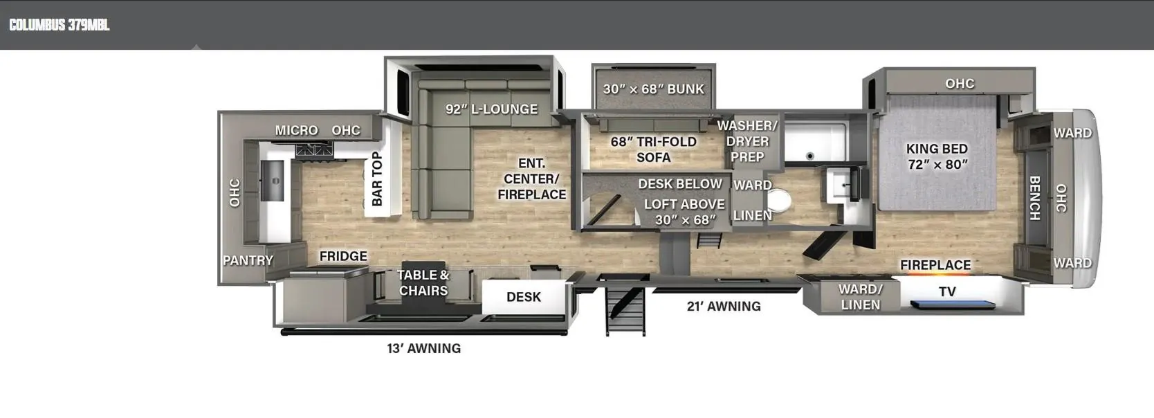 2025 Palomino Columbus 379MBL - Photo 2