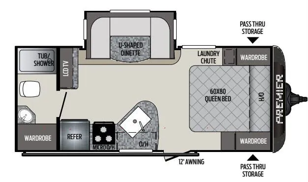 Keystone Premier 19FBPR exterior