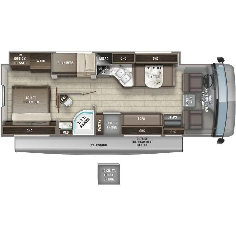 Entegra Coach Vision 29F floor plan