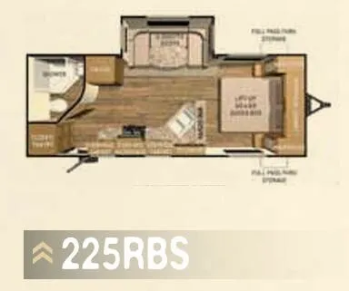 Cruiser RV Shadow Cruiser 225RBS floor plan