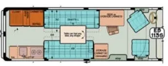 Sportsmobile Express EB 113s floor plan