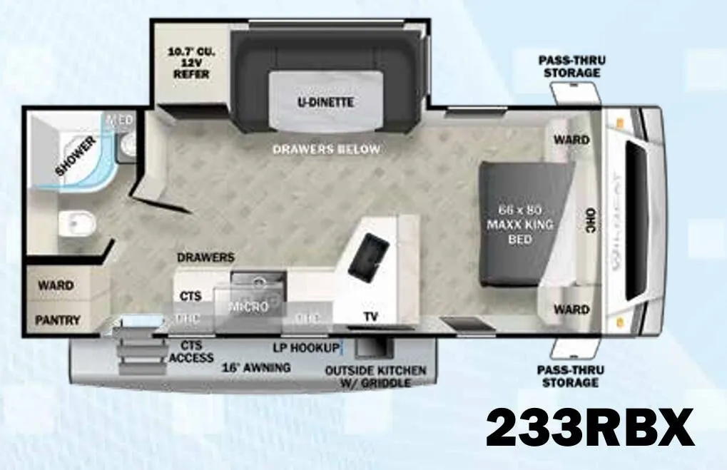 Forest River Wildcat Maxx 233RBX floor plan