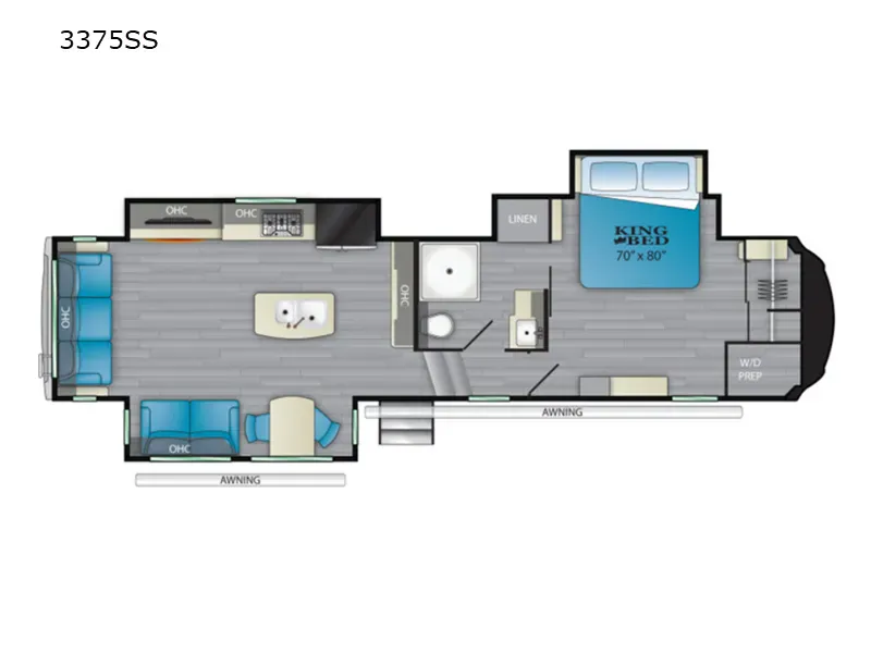 2021 Heartland Bighorn 3375SS - Photo 3