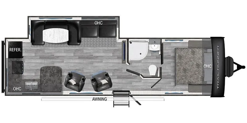 Heartland Trail Runner TR 27 RKS floor plan