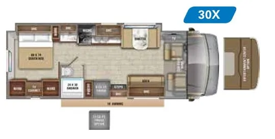Jayco Greyhawk 30X floor plan
