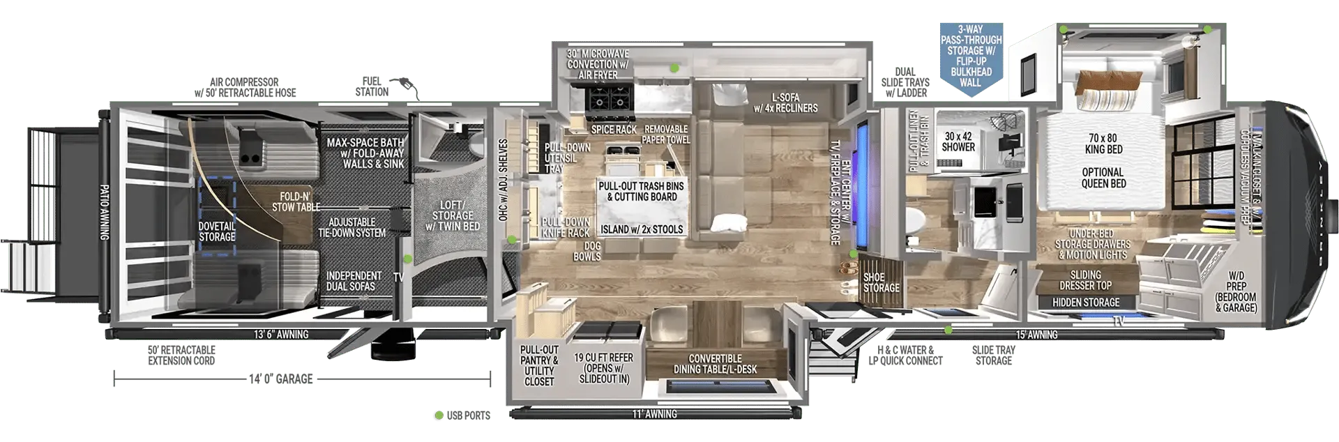 2025 Brinkley Model G 3950 - Floor plan