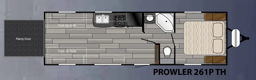 Heartland Prowler 261 PTH floor plan