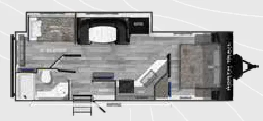 Heartland North Trail 24DBS floor plan