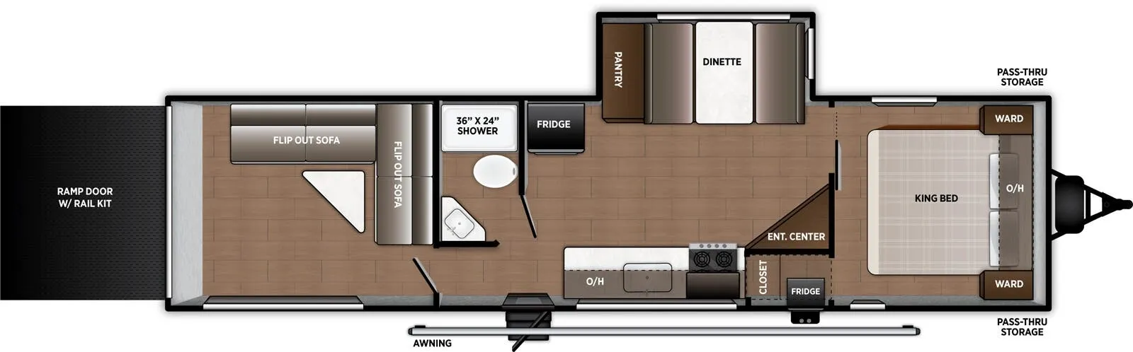 Forest River Airelume 290 floor plan