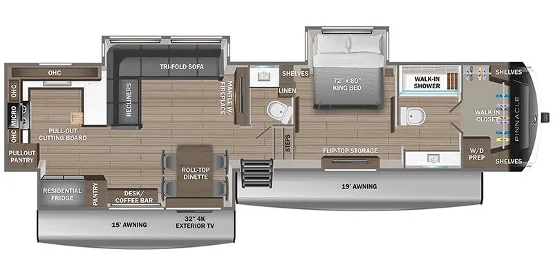 2026 Jayco Pinnacle 38FBRK floor plan