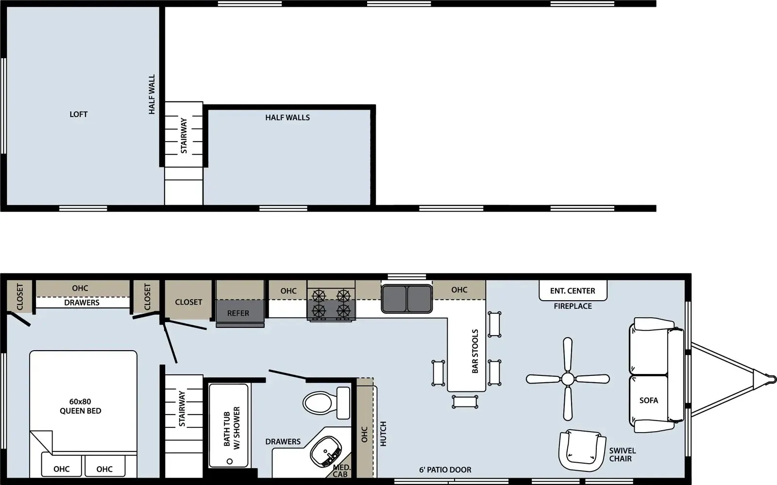 Forest River Quailridge Summit 39FLSK-S floor plan