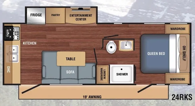 Braxton Creek LX 24RKS floor plan