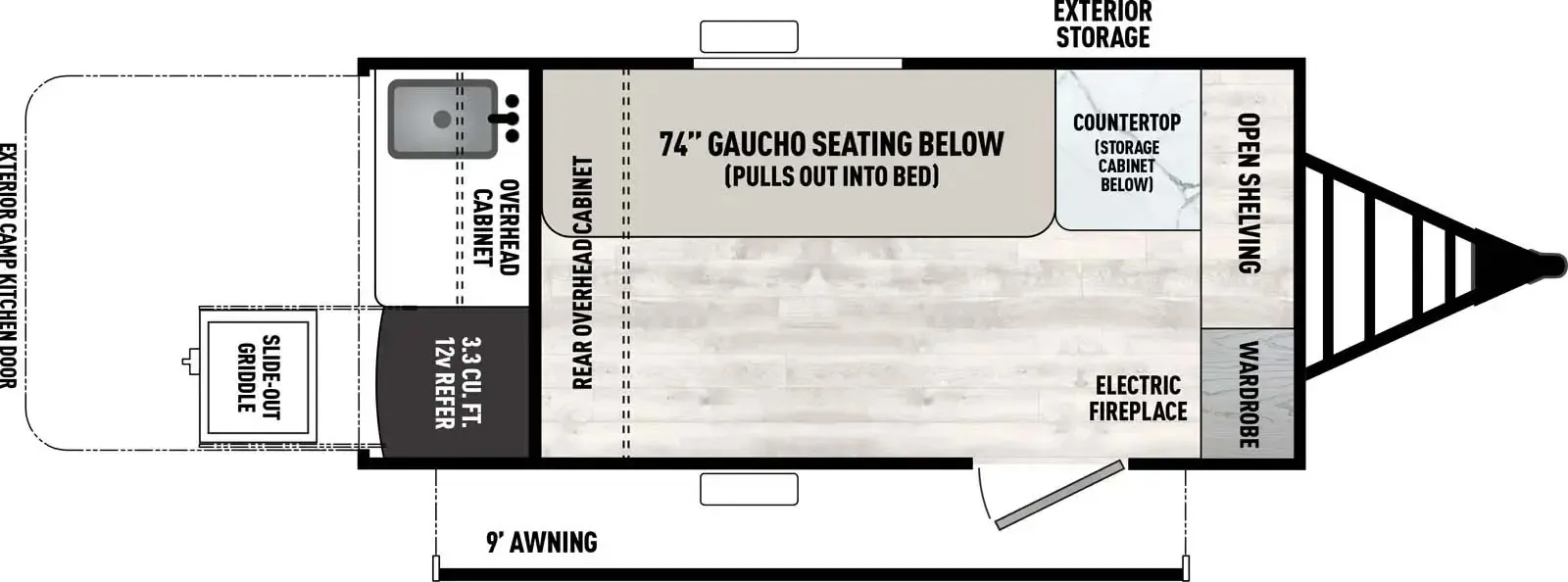 2024 Coachmen Clipper ROK 9000ROK - Floor plan