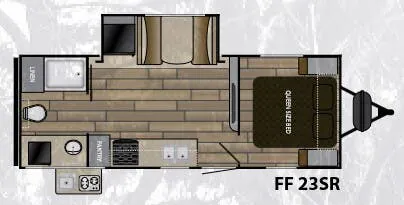 Cruiser RV Fun Finder 23 SR floor plan