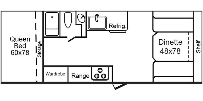 TrailManor 2720 Series QD floor plan