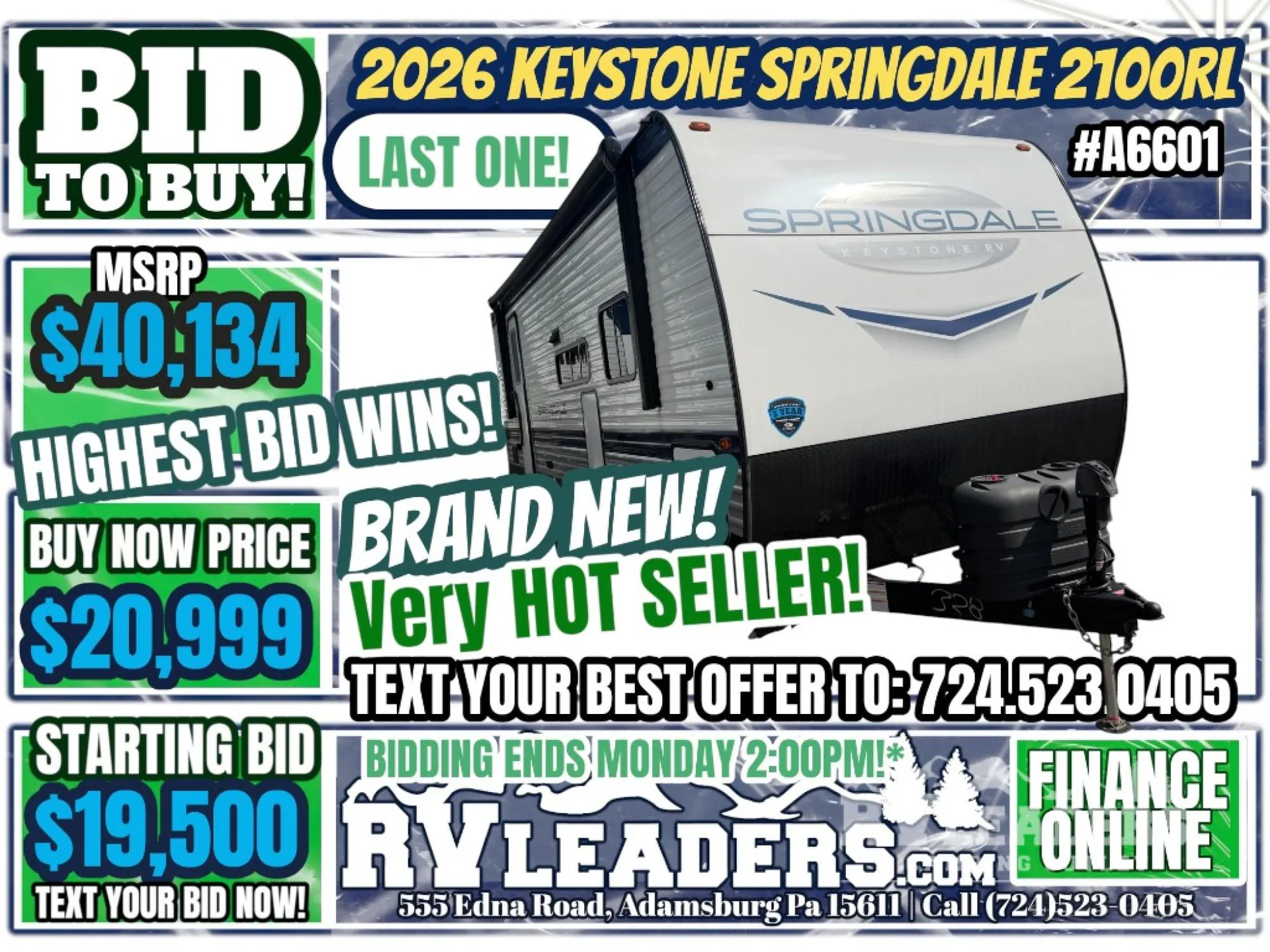 2026 Keystone Springdale 2100RL - Photo 2