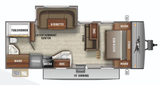 Jayco Jay Flight SLX 8 248RBSW floor plan