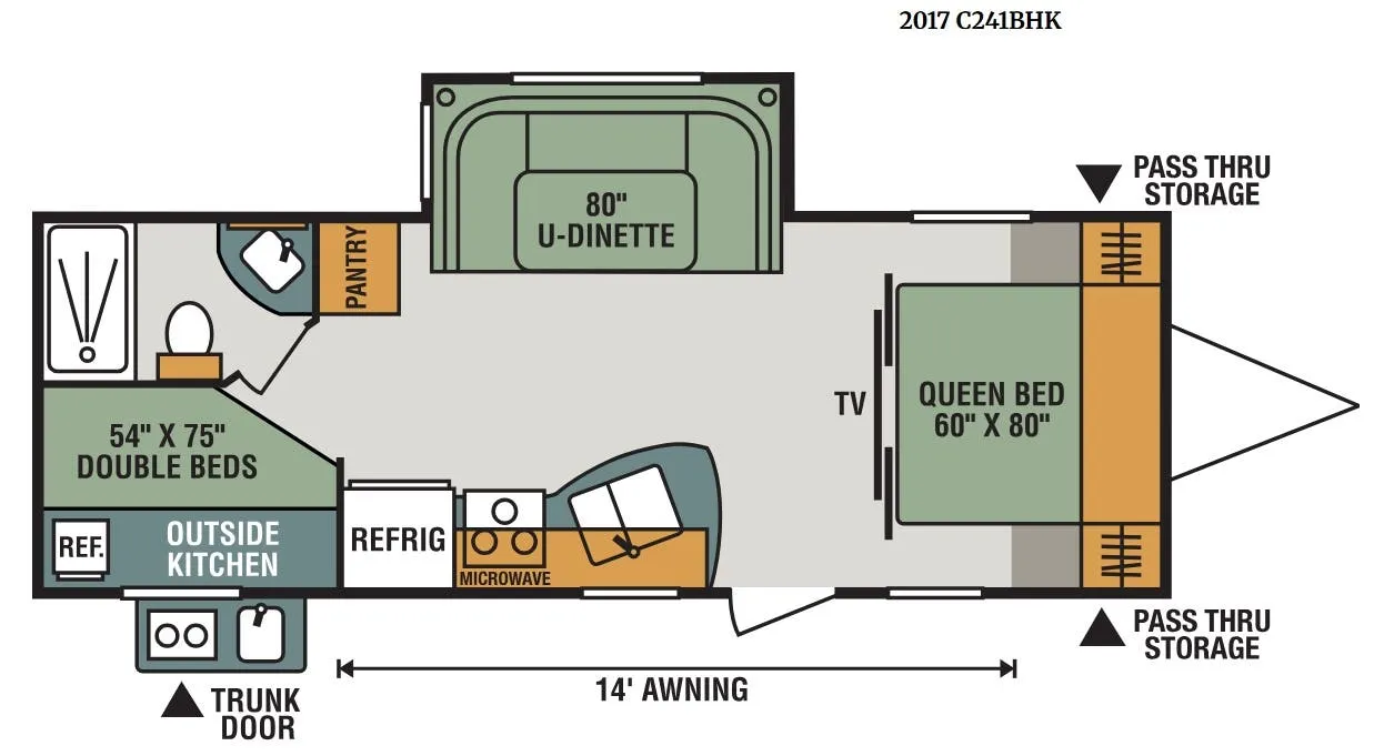 K-Z Connect C241BHK floor plan