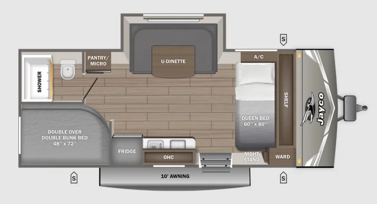 Jayco Jay Flight Sport Edition 178DBS floor plan
