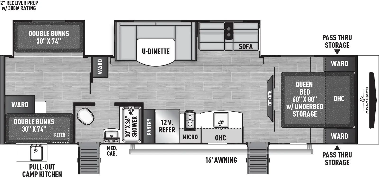 Coachmen Freedom Express Select 31SE floor plan