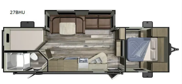 Starcraft Launch 27BHU floor plan