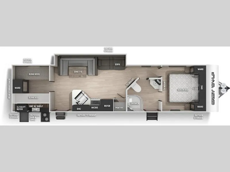 2022 Forest River Cherokee Grey Wolf 29TE - Photo 3