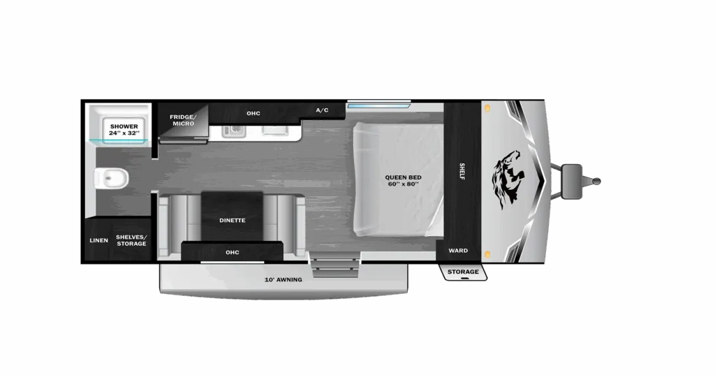 2026 Open Range Open Range Colt 17QB floor plan