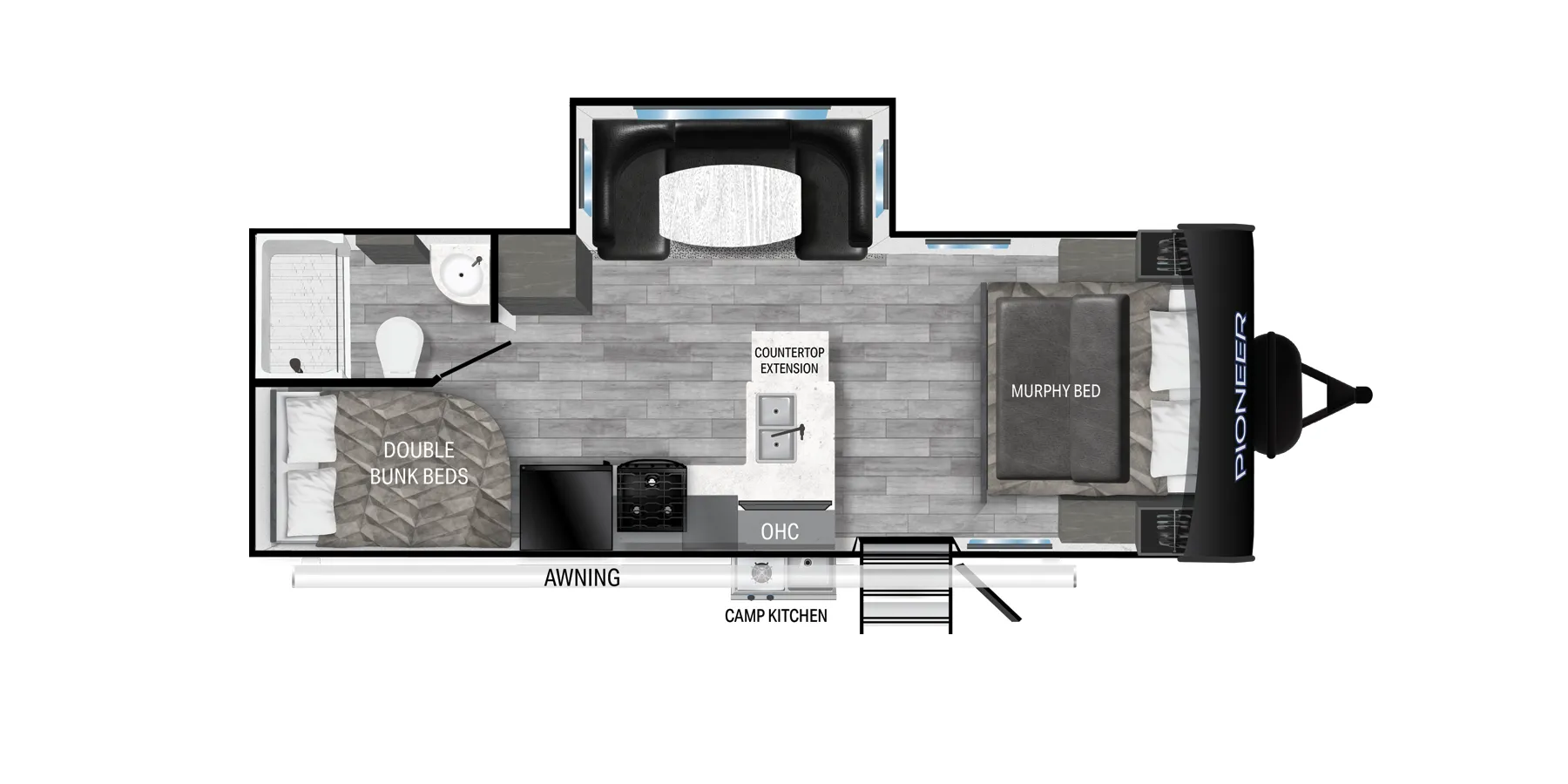 Heartland Pioneer BH220 floor plan