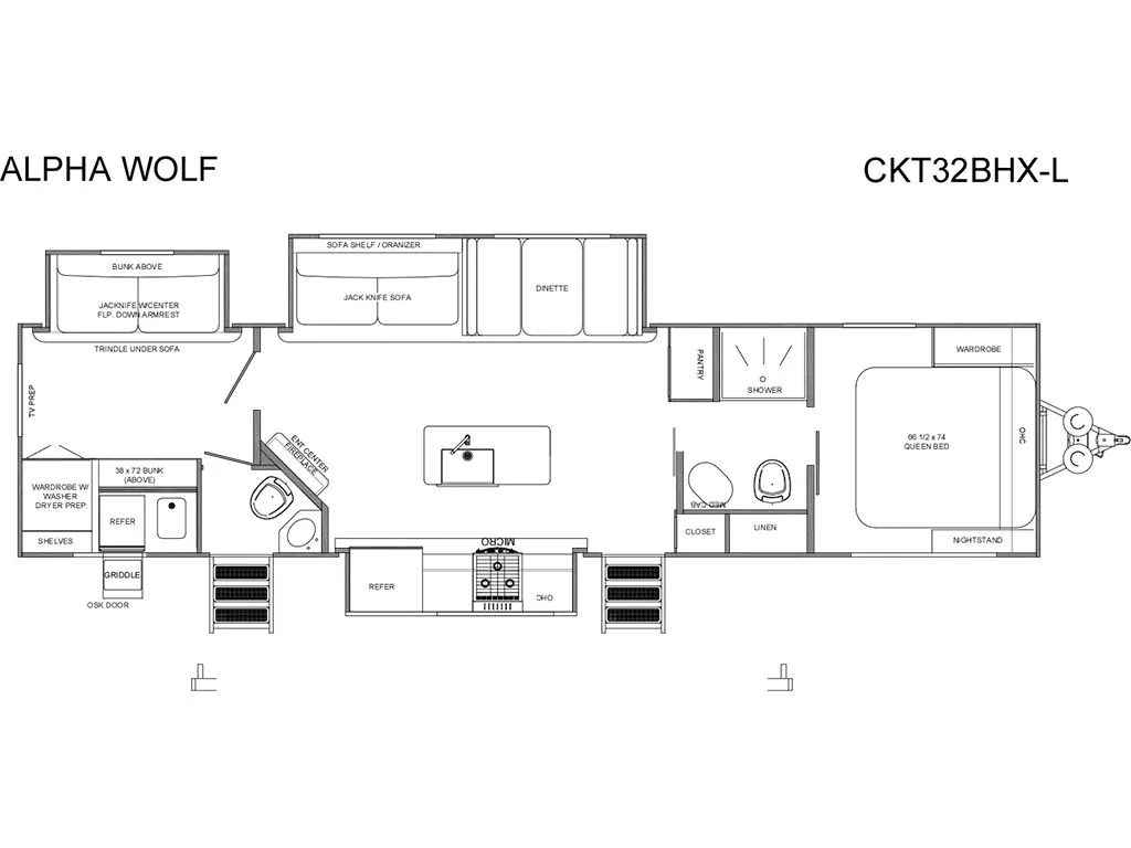 2027 Forest River Cherokee Alpha Wolf 32BHX-L - Photo 2