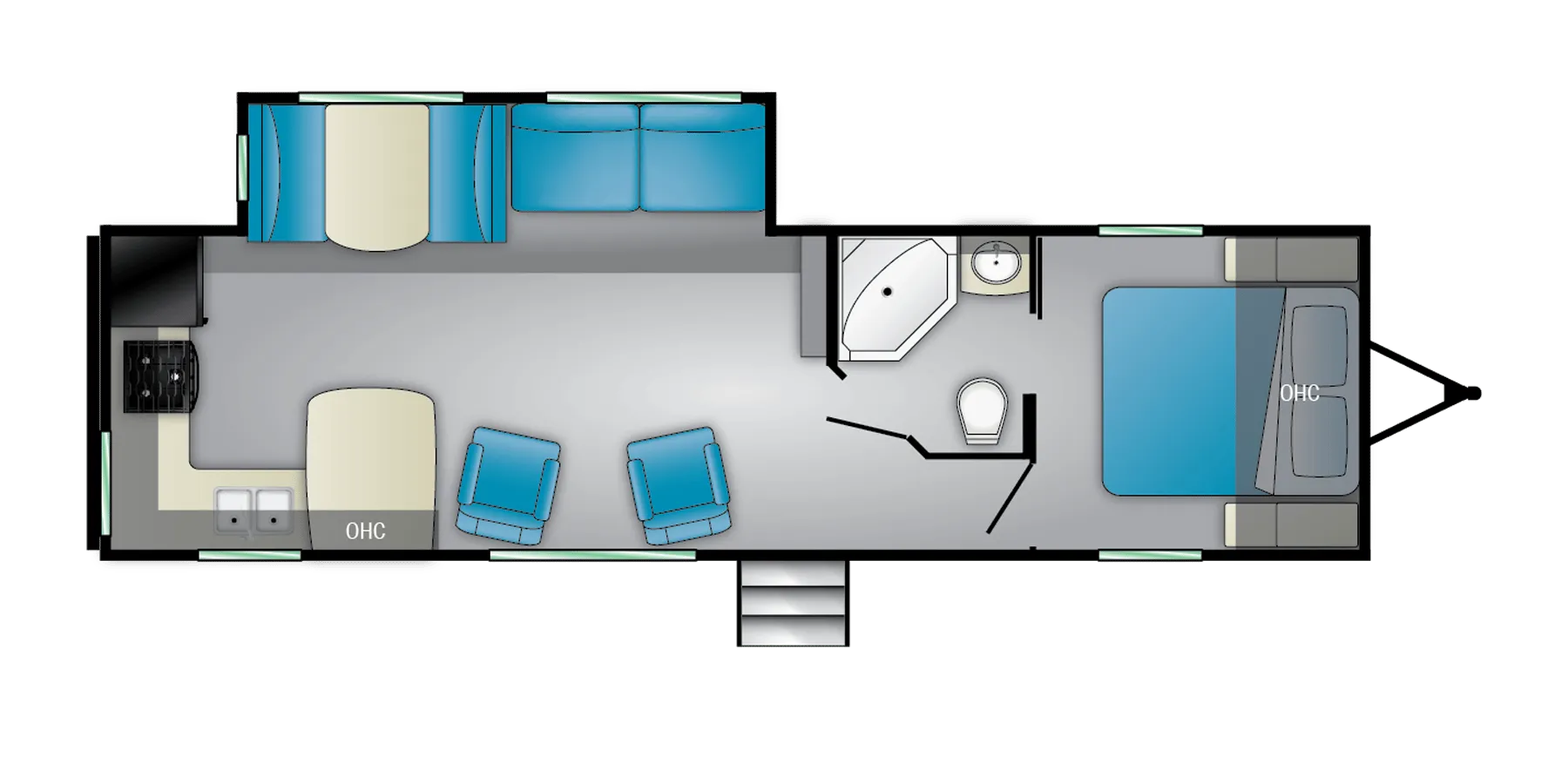 2021 Heartland Pioneer RK280 - Floor plan