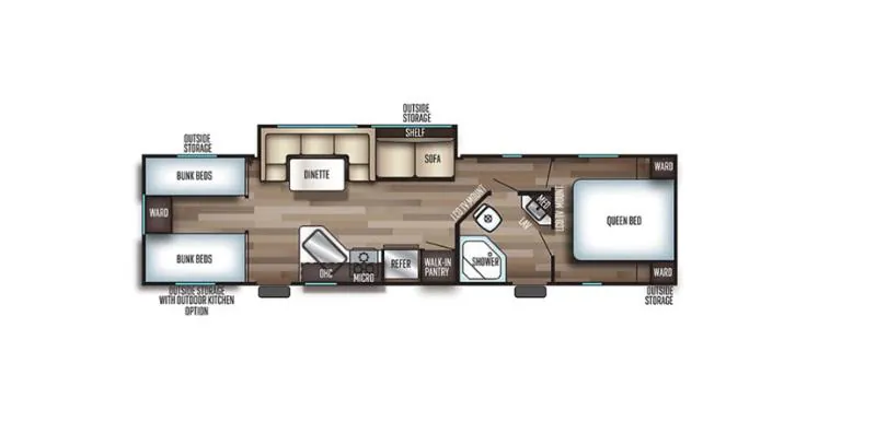 2019 Forest River Cherokee Grey Wolf 29TE - Photo 3