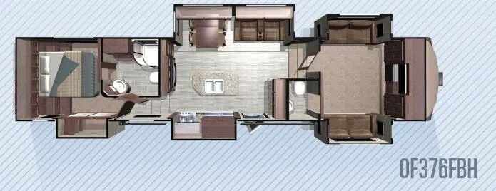 Highland Ridge Open Range OF376FBH exterior