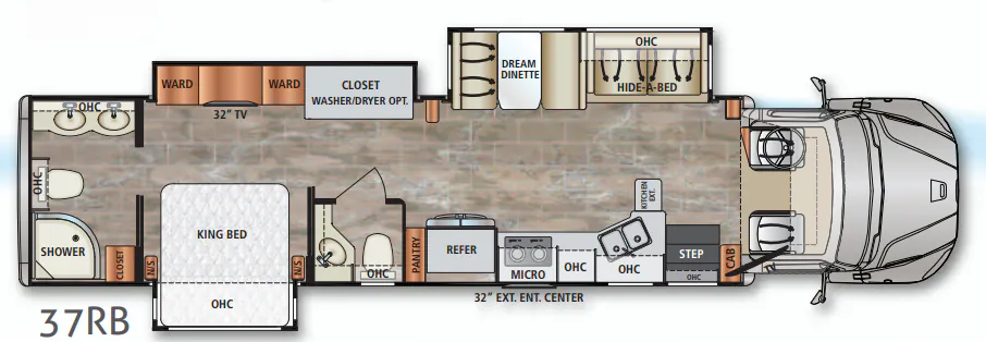 Dynamax Corp DynaQuest XL 37RB floor plan