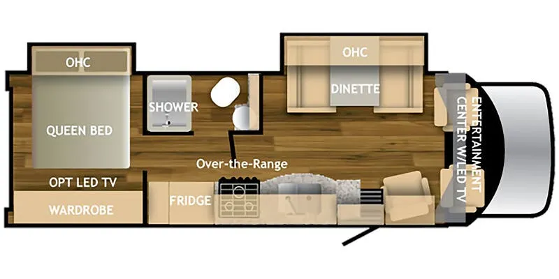 2026 NeXus RV Viper 27V - Floor plan