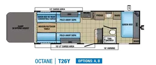Jayco Octane T26Y floor plan