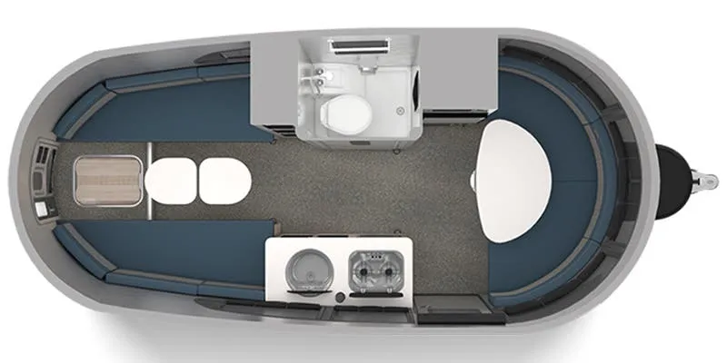 Airstream Basecamp 20 floor plan