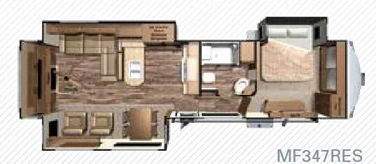Highland Ridge Mesa Ridge MF347RES floor plan