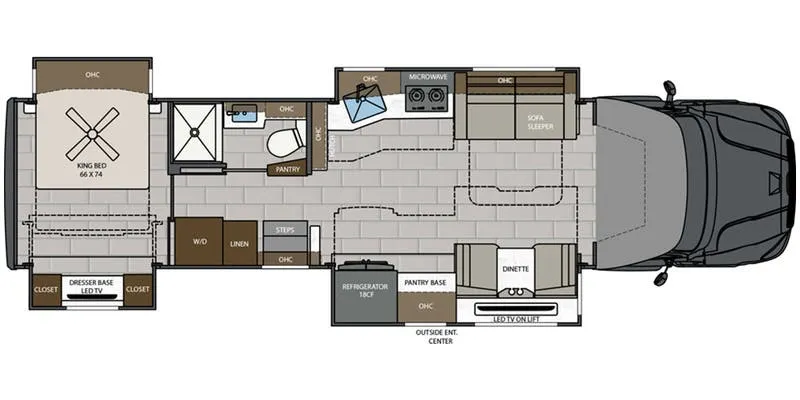 Renegade RV Explorer 38EMB floor plan
