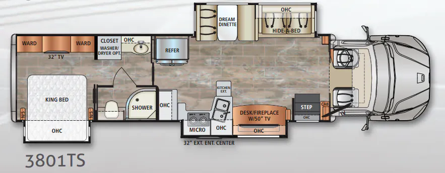Dynamax Corp DynaQuest XL 3801TS floor plan