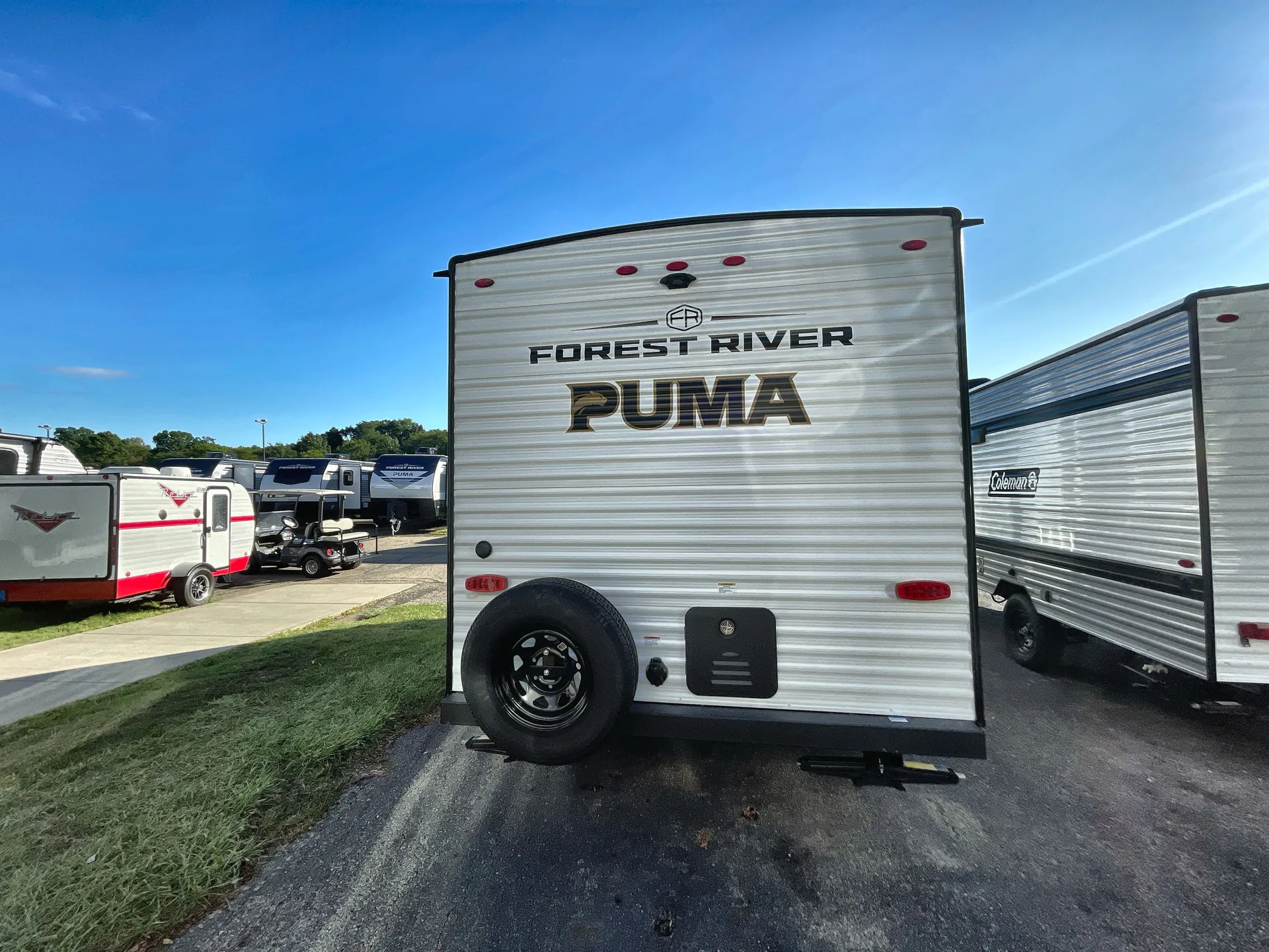 2027 Forest River Puma Camping Edition 18BHCE — backside