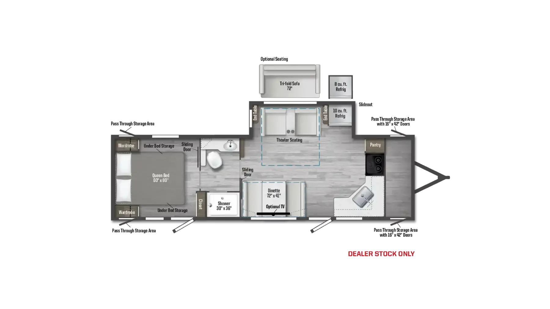 Winnebago Access 28FK floor plan