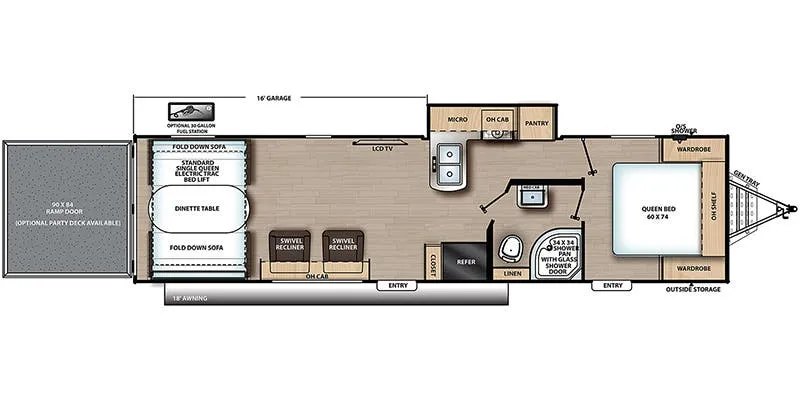 Coachmen Catalina Trail Blazer 30THS floor plan