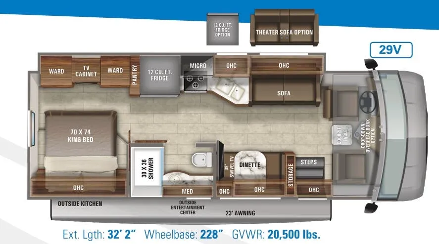 Jayco Precept 29V floor plan