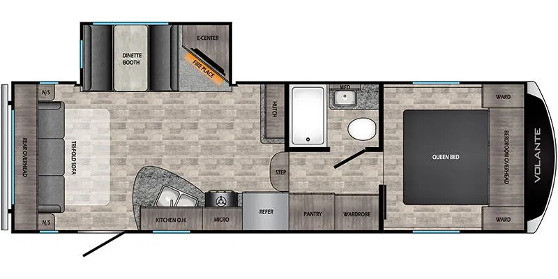 CrossRoads Volante VL240RL floor plan