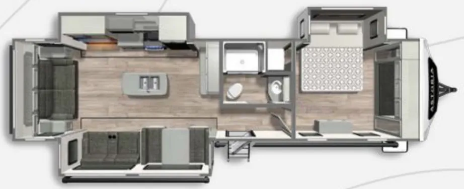 2024 Dutchmen Astoria 3313RL - Floor plan