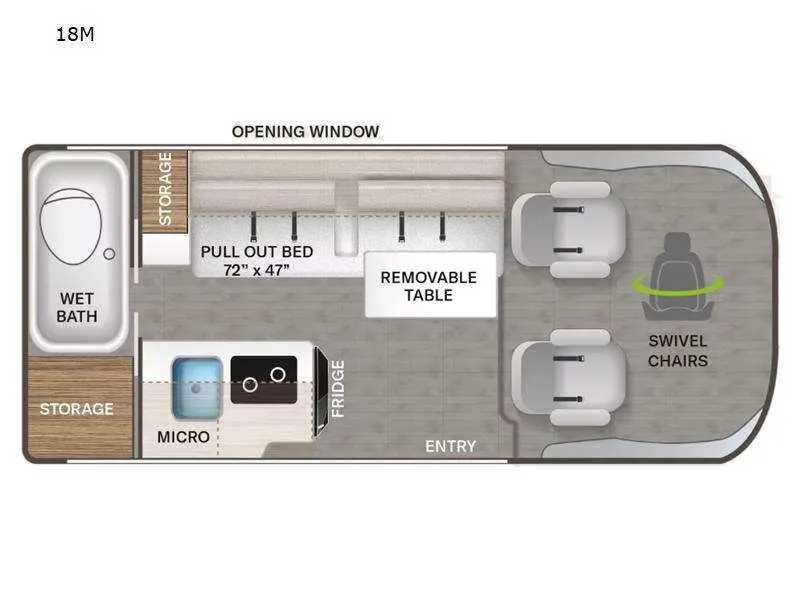 2023 Thor Motor Coach Scope 18M - Photo 3