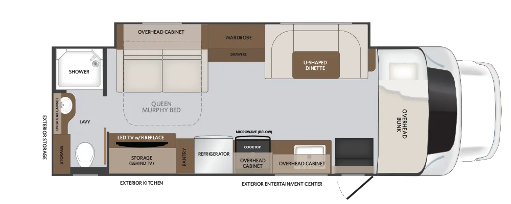 2025 Holiday Rambler Incline 27U - Floor plan