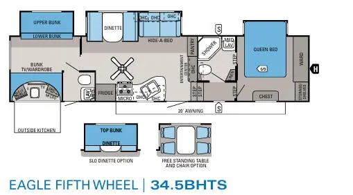 Jayco Eagle 345BHTS exterior